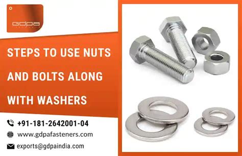How To Use Nuts And Bolts And Washers
