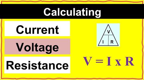 how to use ohm's law to calculate current