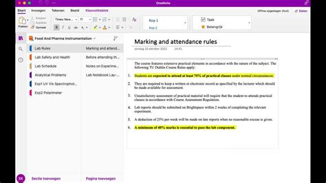 how to use onenote as a lab notebook
