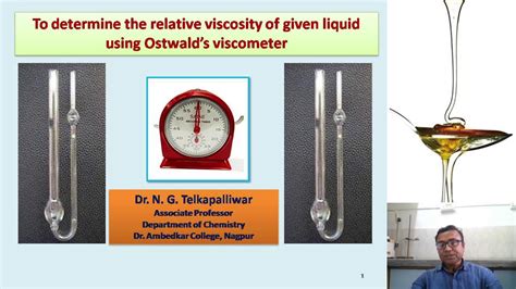 How To Use Ostwald Viscometer