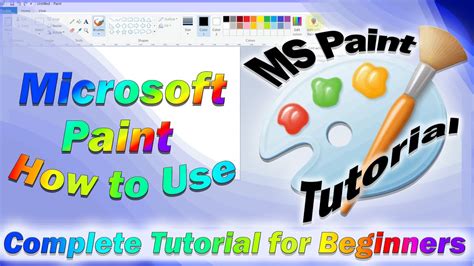 How To Use Paint Program In Windows 10