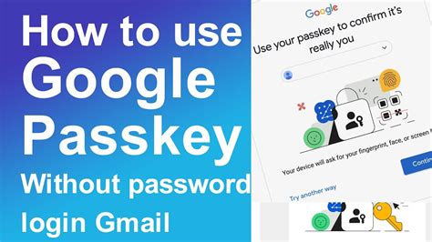 how to use passkey