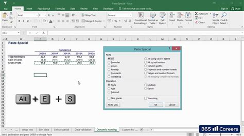 How To Use Paste Special In Excel For Mac