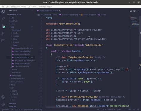 how to use php in visual studio code