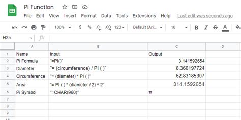 Discovering Pi with Google Sheets YouTube