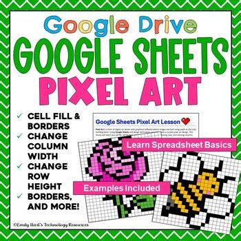 Pixel Art Math Activity in Google Sheets YouTube