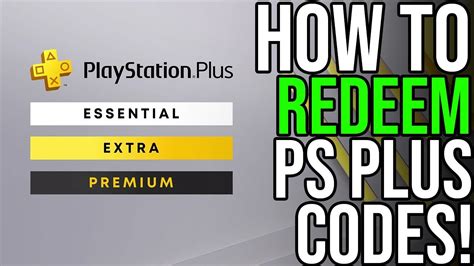 how to use playstation plus code