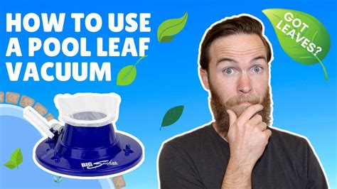 How To Use Poolmaster Leaf Vacuum