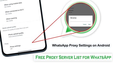 how to use proxy server on android