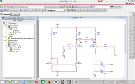 how to use pspice schematics