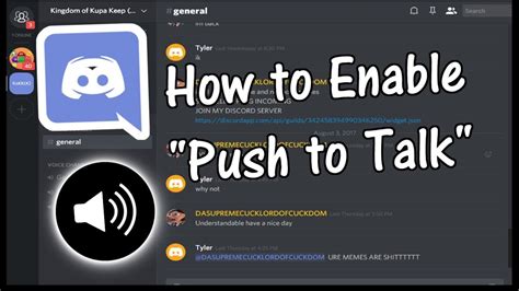 how to use push to talk