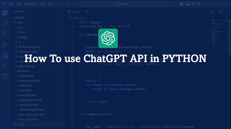 how to use python chatgpt api