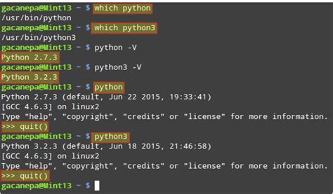 how to use python in linux command line