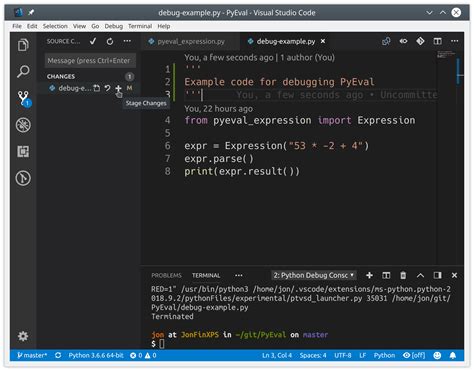 how to use python on mac visual studio code