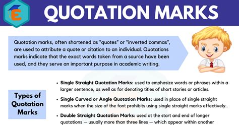 how to use quotation marks in academic writing