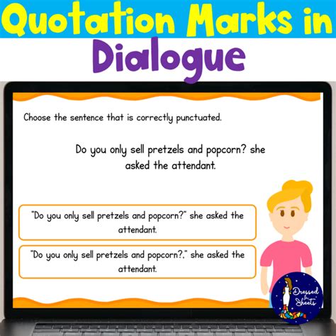 how to use quotation marks in dialogue