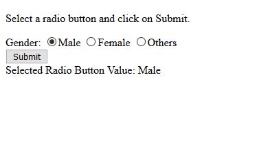 how to use radio button in javascript