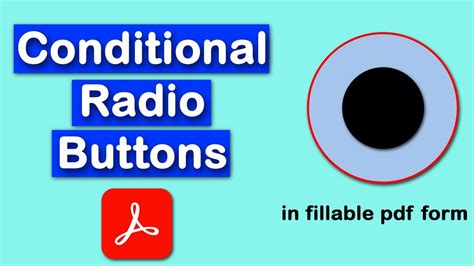 How To Use Radio Buttons In Pdf Form
