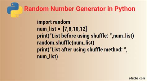 how to use random number generator in python