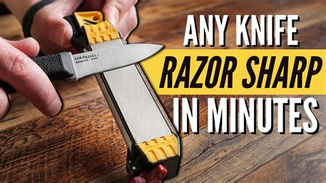 How To Use Razor Sharp Knife Sharpener