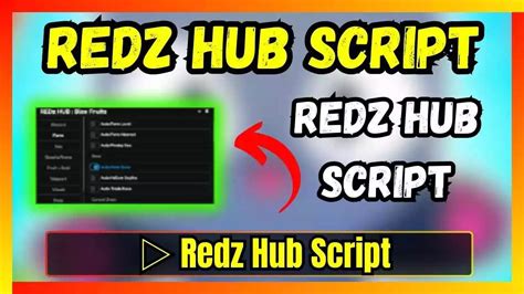 how to use redz hub script on pc
