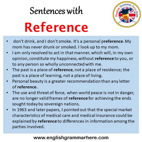 how to use referencing in a sentence