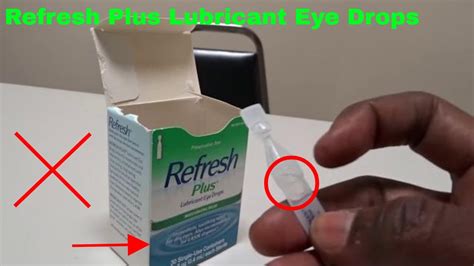 How To Use Refresh Plus Eye Drops