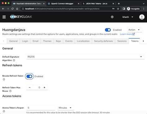 how to use refresh token to get access token keycloak