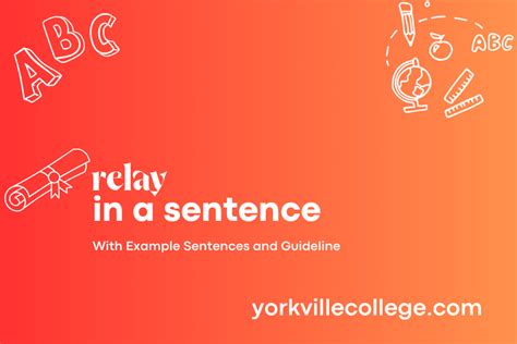 How To Use Relay In A Sentence