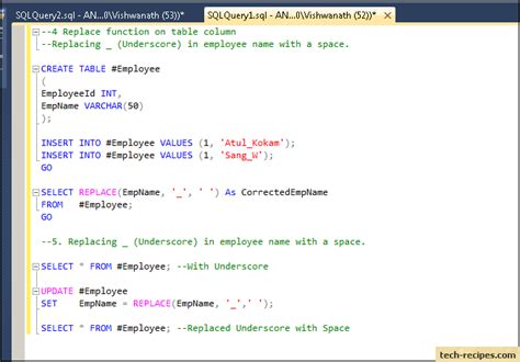 how to use replace function in case statement in sql