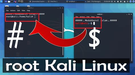 how to use root in kali linux
