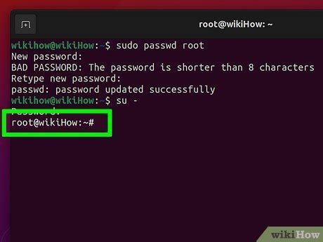 how to use root in linux