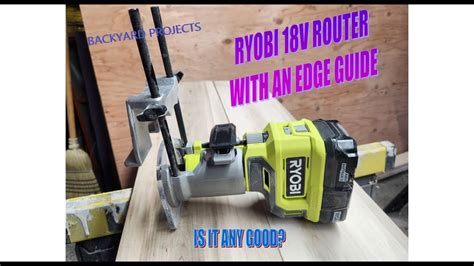 How To Use Ryobi Router Edge Guide