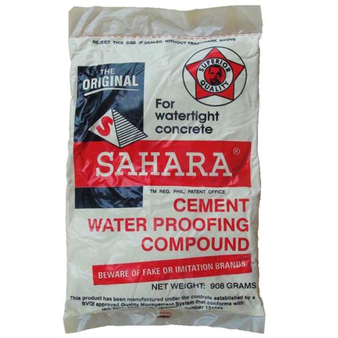 how to use sahara cement