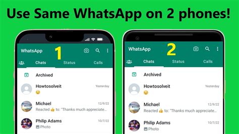 how to use same whatsapp on two phones without qr code