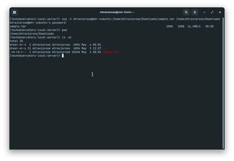how to use scp command from windows to linux