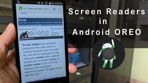 how to use screen reader on android