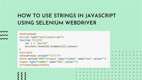 How To Use Selenium Javascript