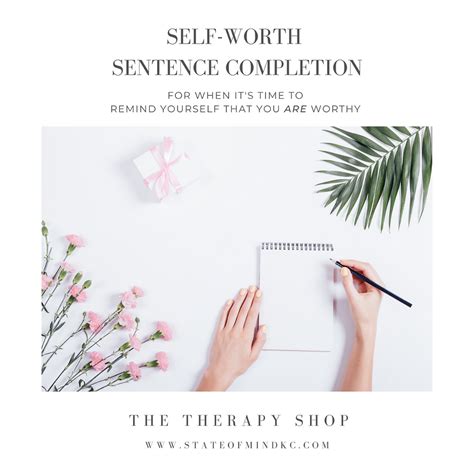 how to use self worth in a sentence