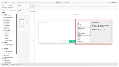 How To Use Sets In Calculated Fields In Tableau