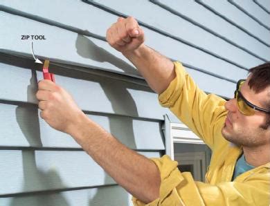 How To Use Siding Zip Tool