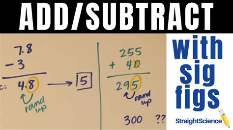 how to use sig figs when adding and subtracting