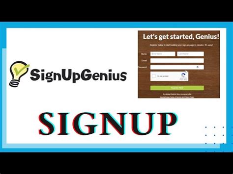 how to use sign up genius tutorial