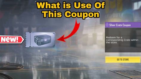 Opening Gold Crate Coupon Silver Crate Coupon and Bronze Crate Coupon
