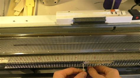 How To Use Silver Reed Knitting Machine
