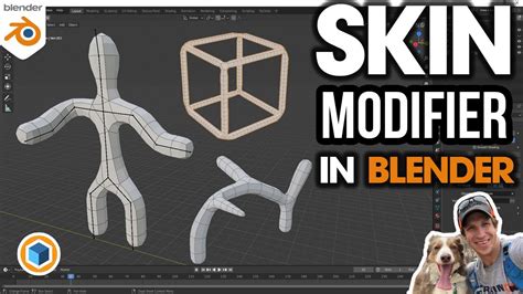 how to use skin modifier in blender