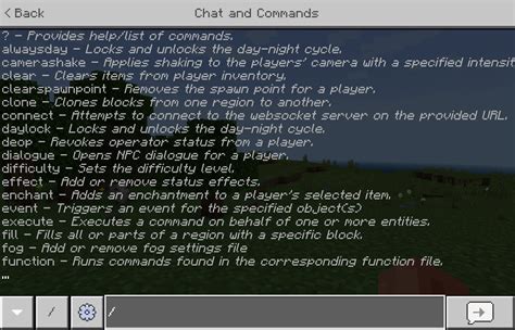 how to use slash commands in minecraft