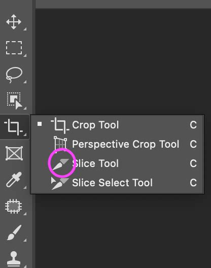 How To Use Slice Tool In Photoshop