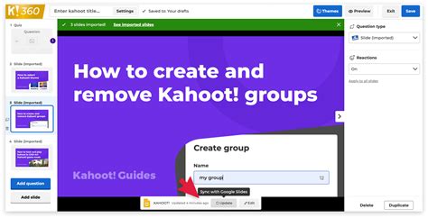 How To Use Slides In Kahoot
