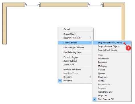 How To Use Snaps In Revit